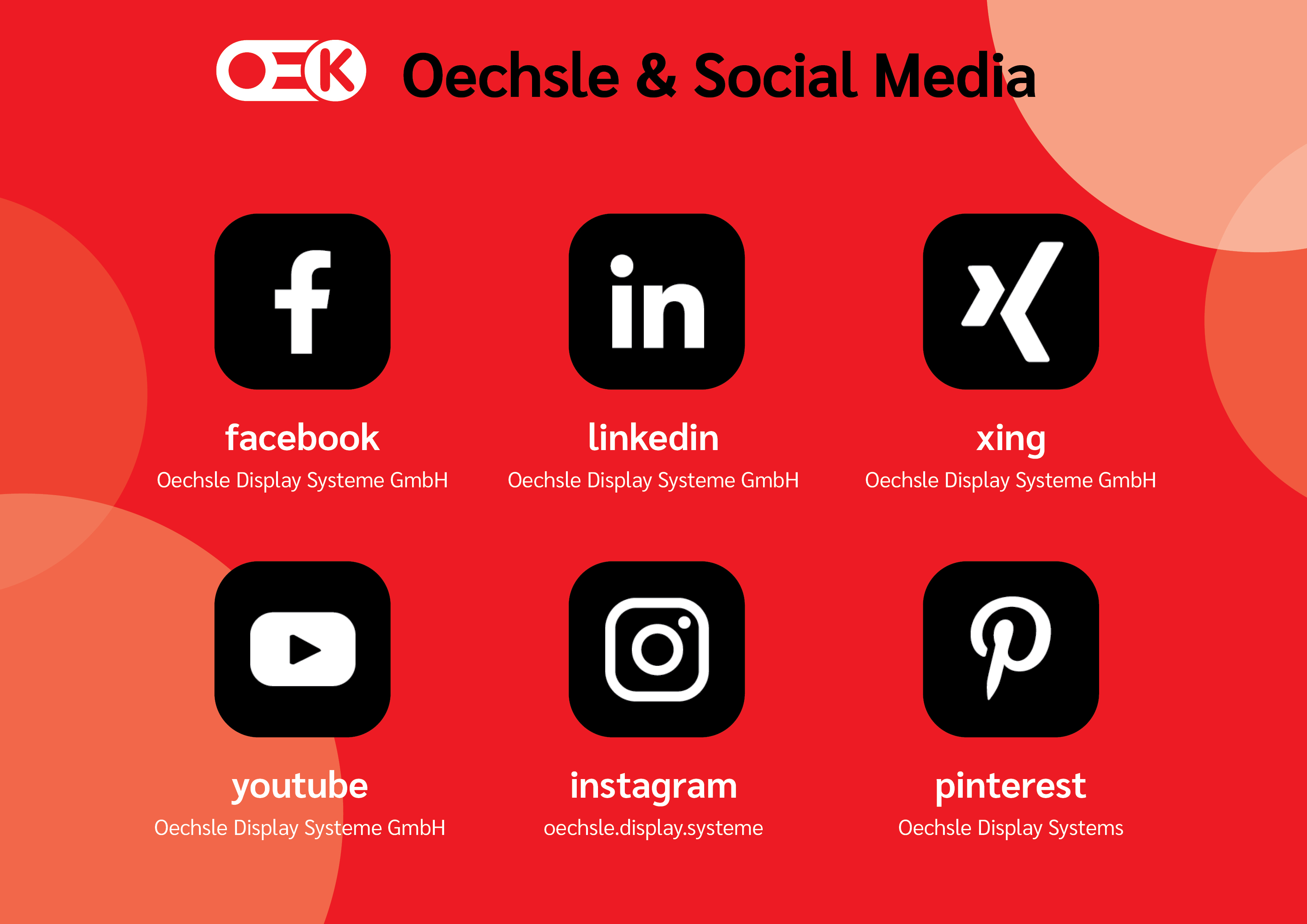 Oechsle and social media